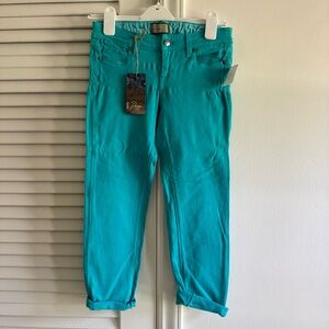 Paige Jeans NEW Women’s JENNY Size 24 Blue Caribbean New With Tags